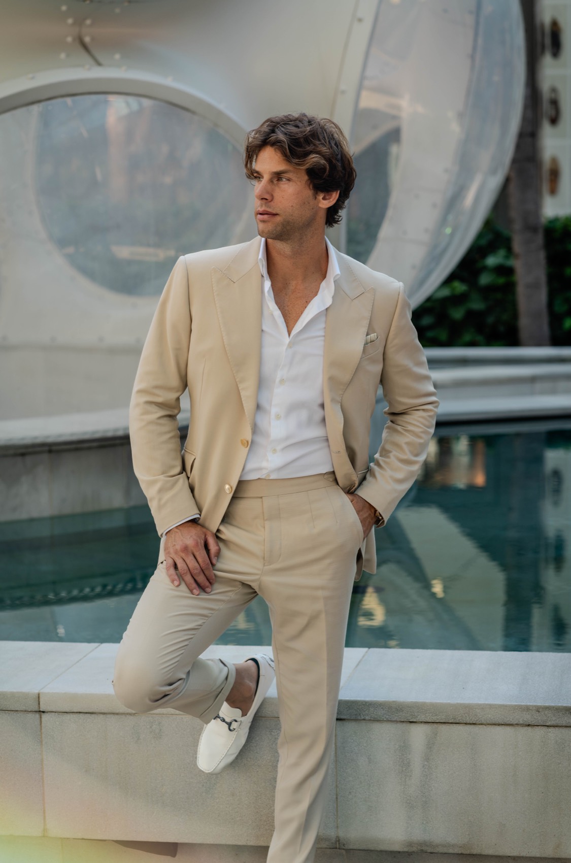 Bespoke jacket detail