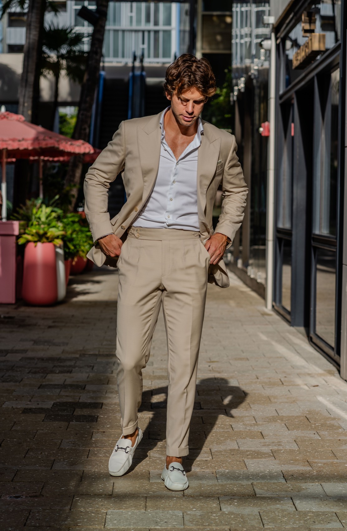 Bespoke summer suit