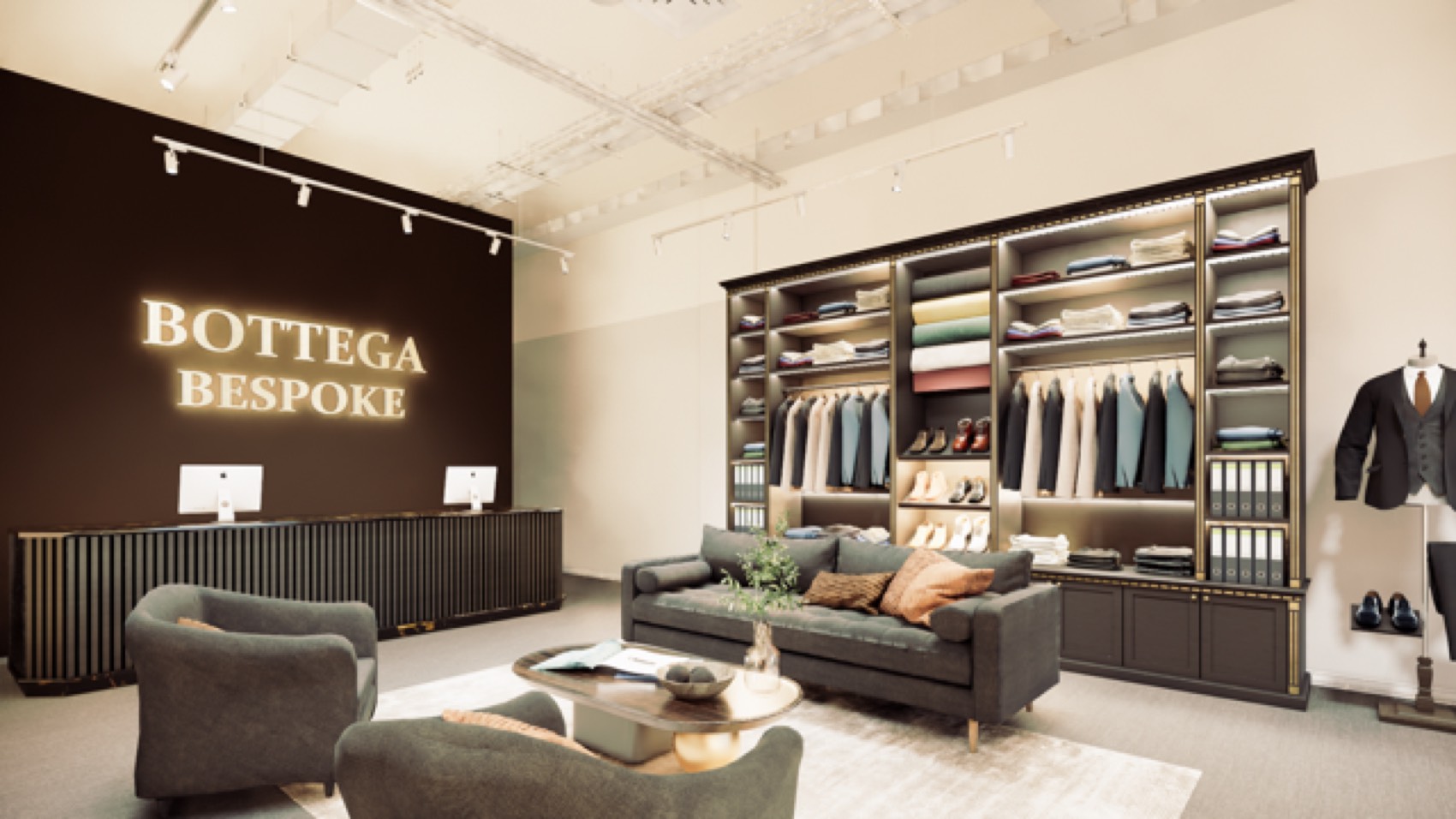 Bottega Bespoke storefront, Coral Gables
